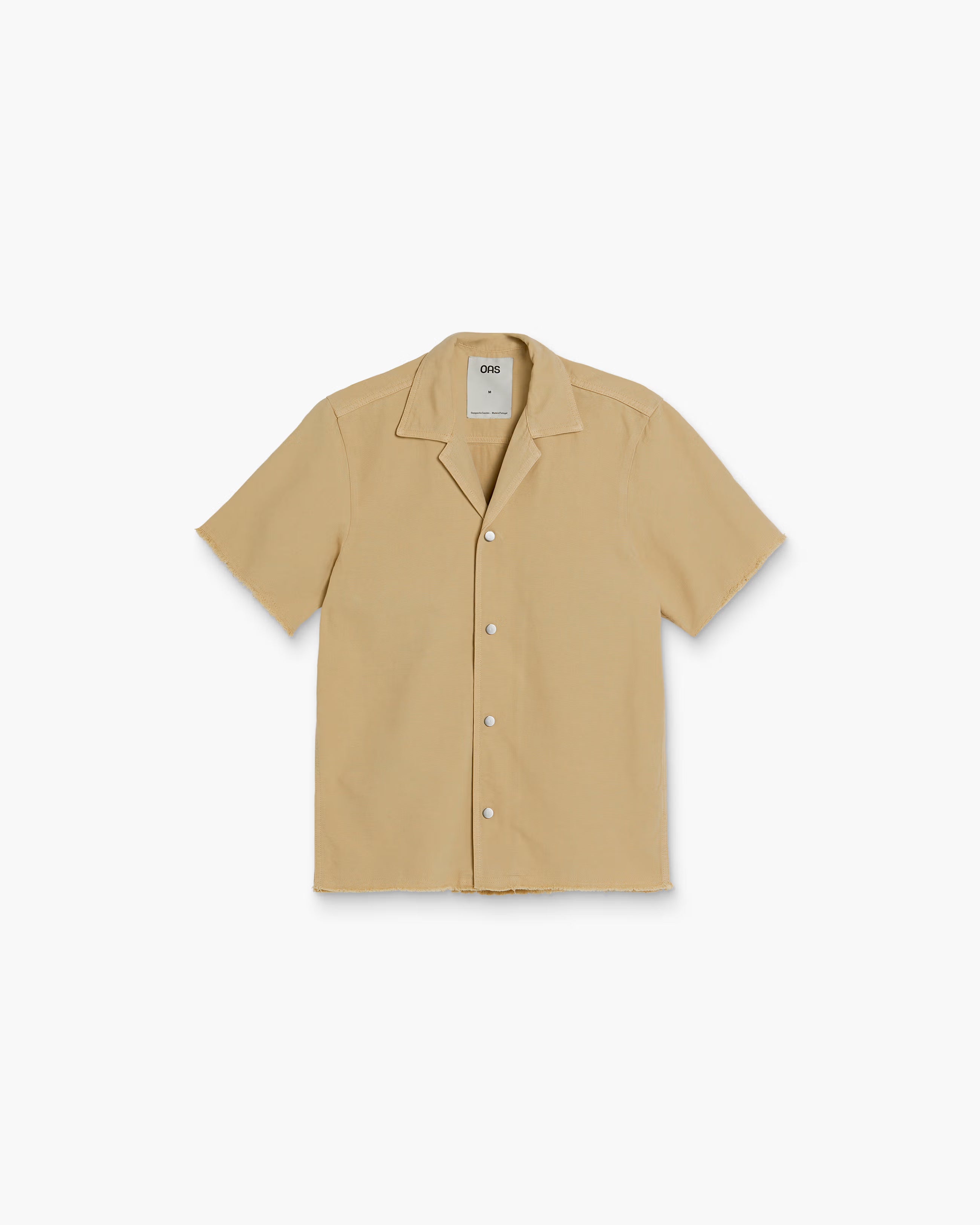 OAS Latte Bodega Cotton Canvas Shirt