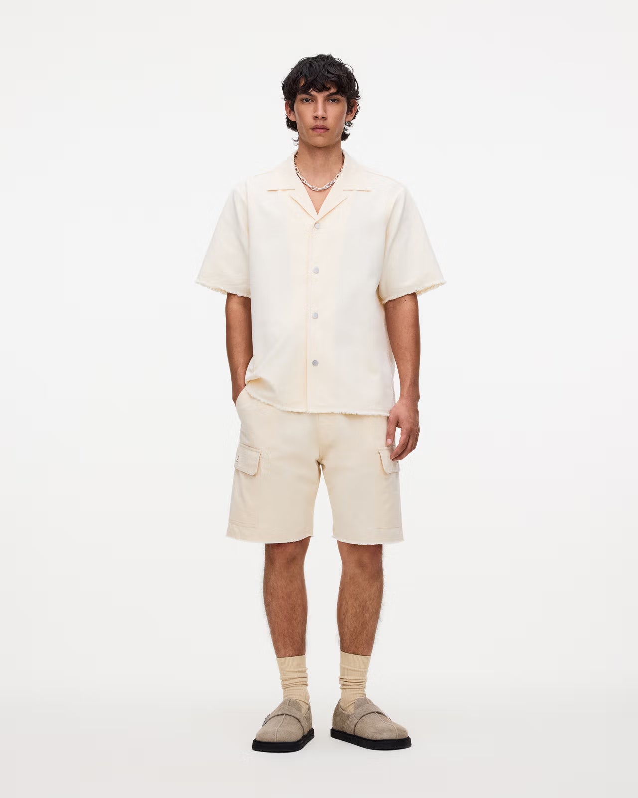 OAS Ecru Mitty Canvas Short