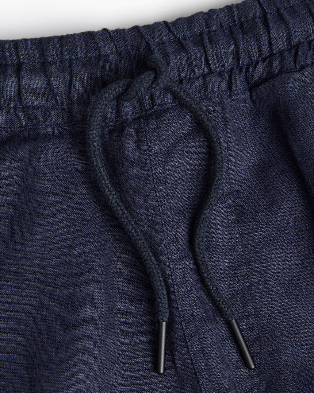 OAS Porto Linen Short in Navy