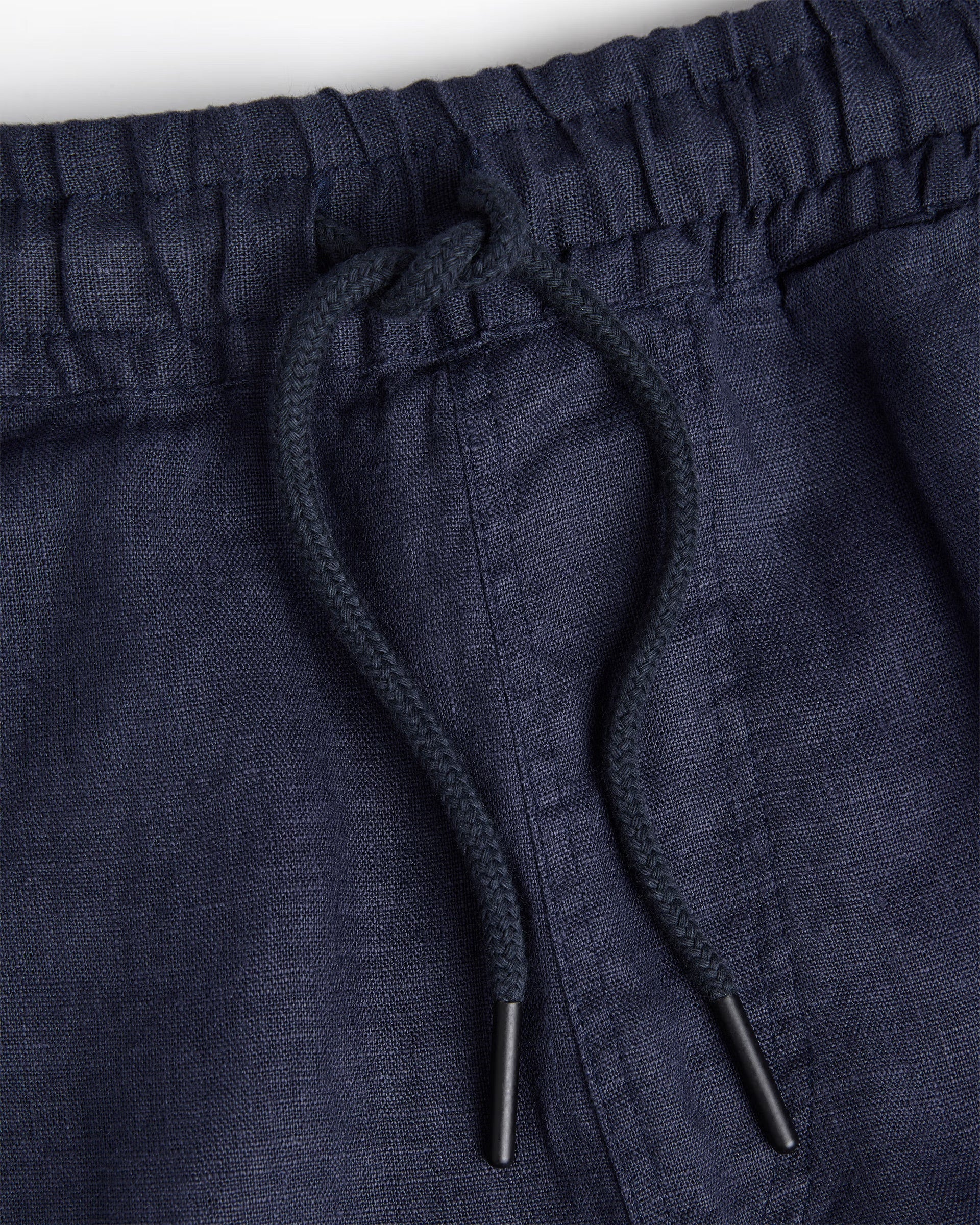 OAS Porto Linen Short in Navy