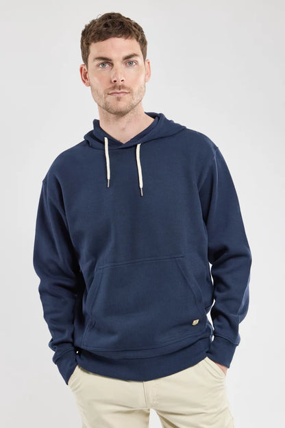 Armor Lux Cotton Hoodie in Navy