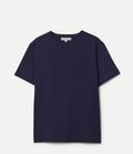 Merz b. Schwanen Soft Pima Cotton T-Shirt TEE01 in Ink Blue