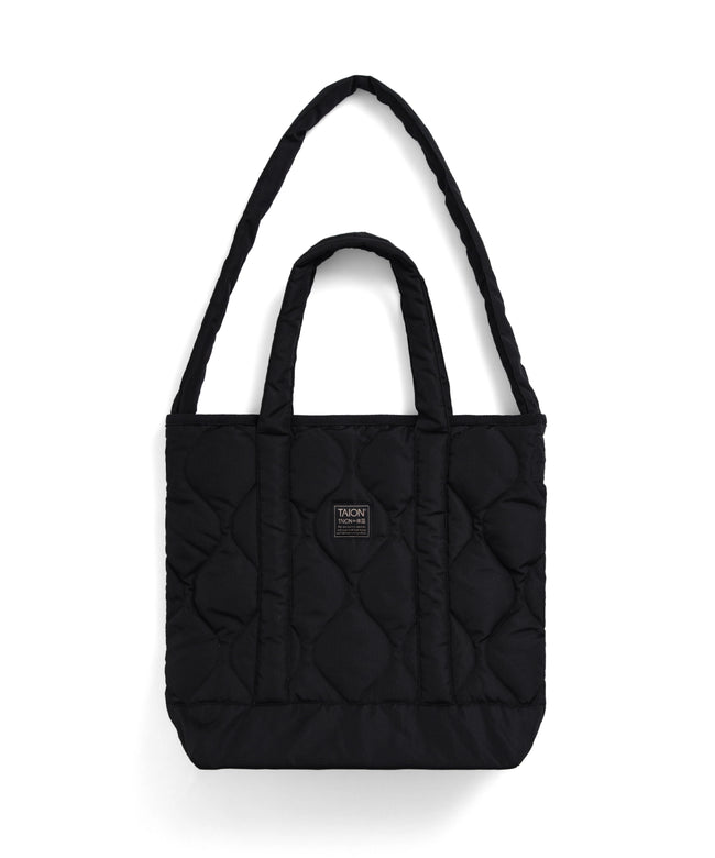 Taion Military Down Tote in Black