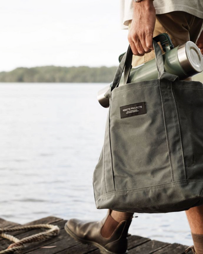 Remote Projects Sea Waxed Canvas Everyday Tote