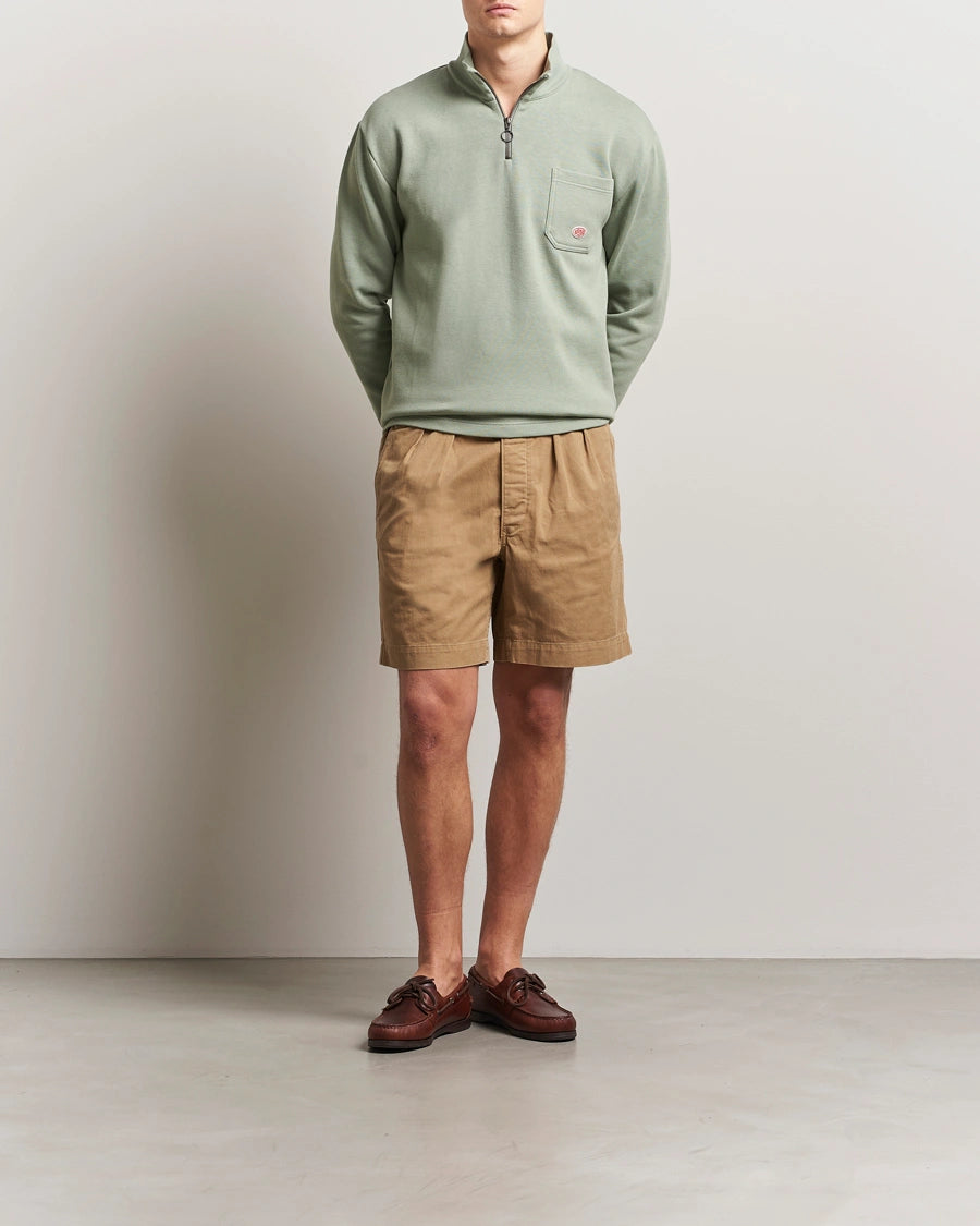 Armor Lux Heritage Cotton 1/2 Zip in Shadow