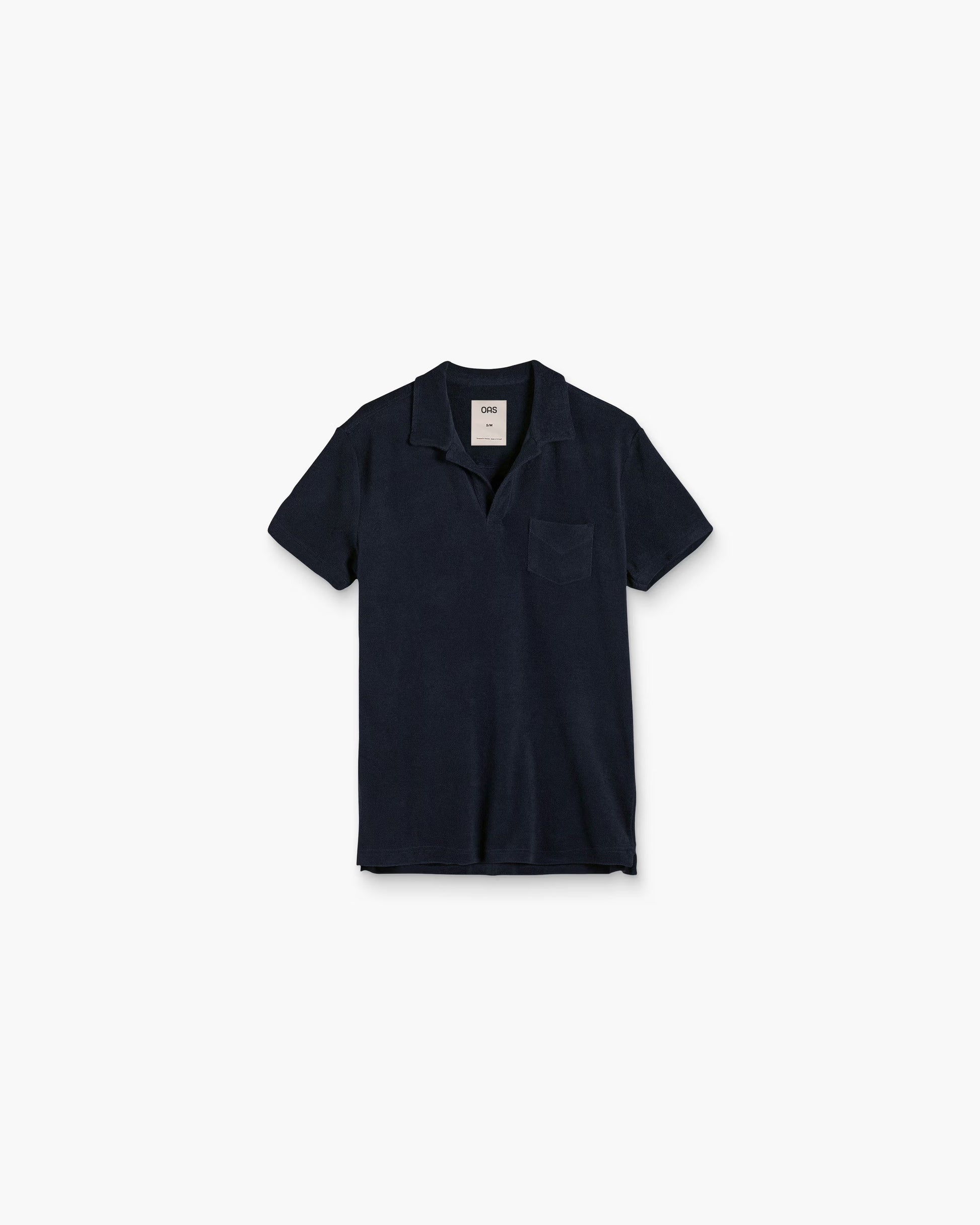 OAS Navy Polo Terry Shirt