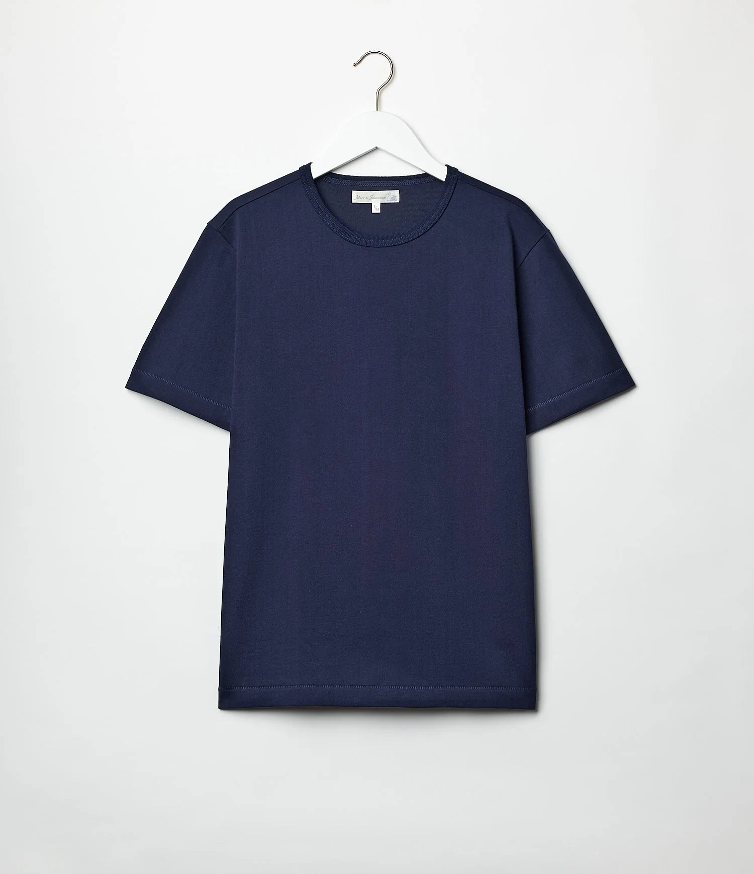 Merz b. Schwanen Vintage Machine Refined Classic Fit T-Shirt Ink Blue
