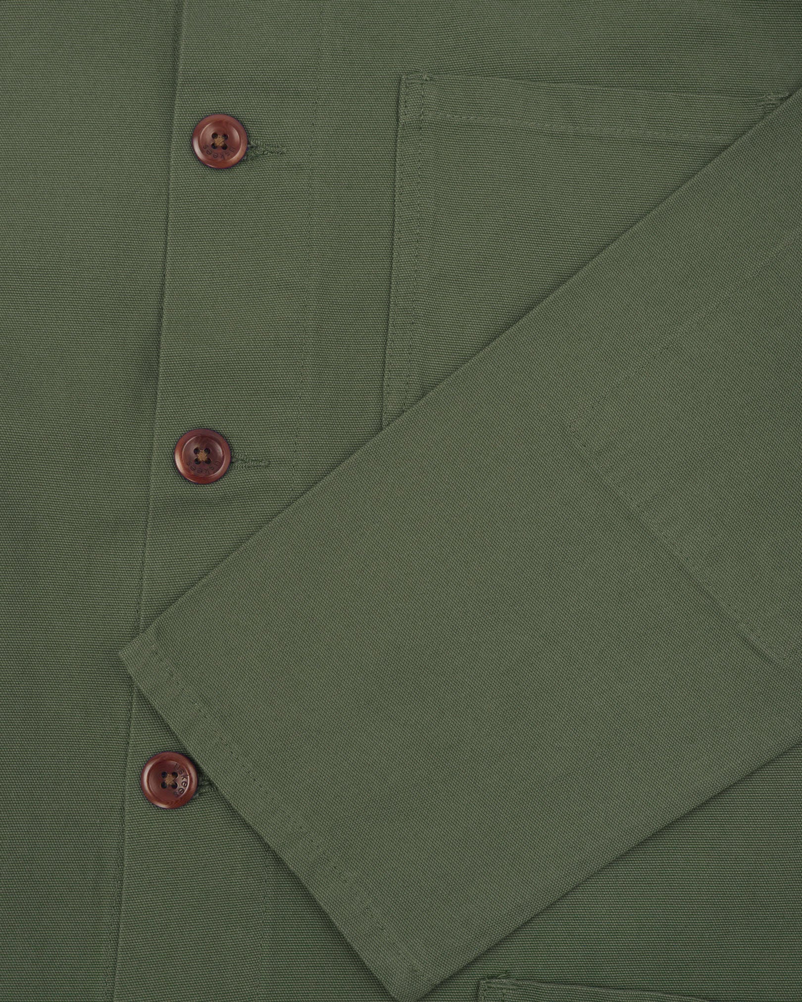 Uskees 3001 Button Overshirt in Coriander