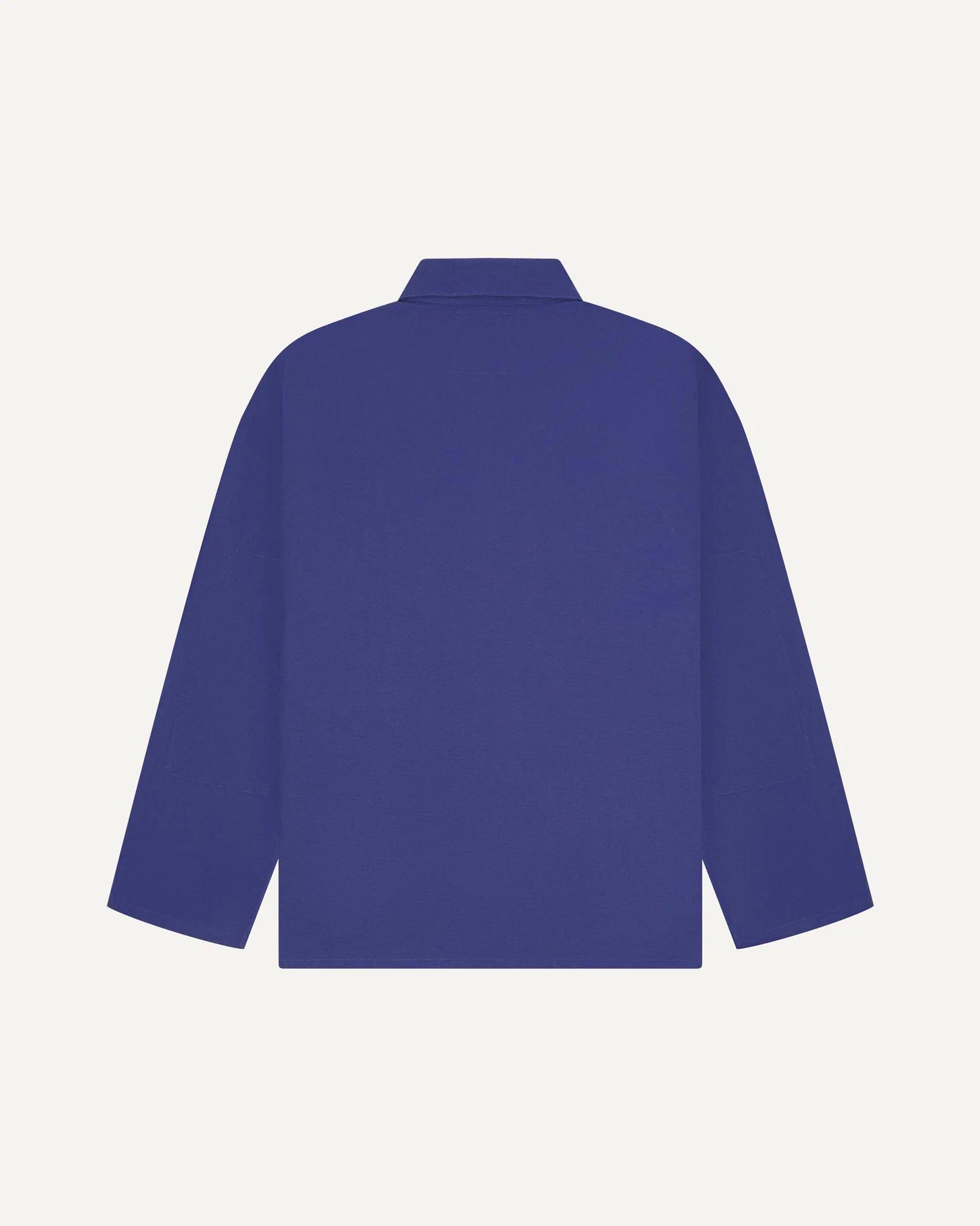 Uskees 3001 Button Overshirt in Ultra Blue