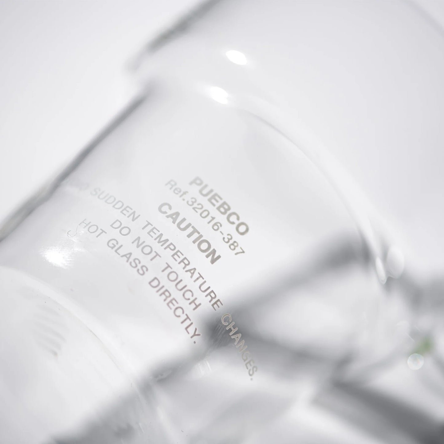Puebco Borosilicate Glass Mug / Shallow Stacking