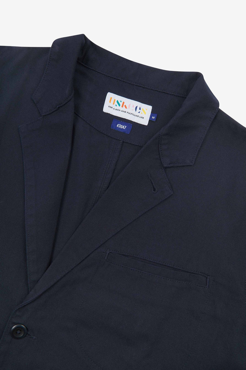3047 Postcode Uskees 3047 Docklands Blazer in Midnight Blue | The Rake