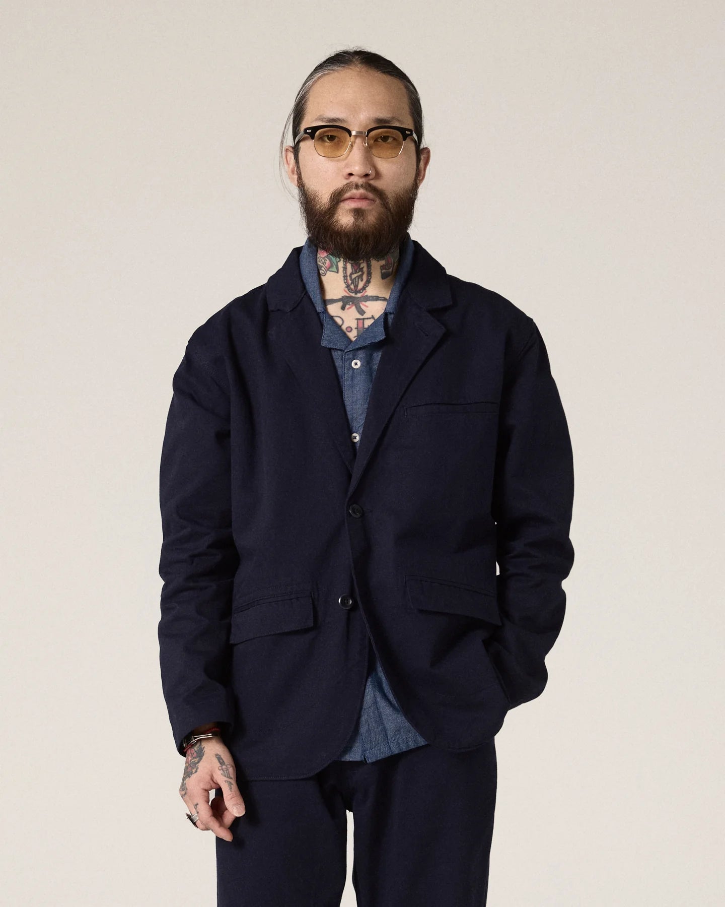 Uskees 3047 Docklands Blazer in Midnight Blue