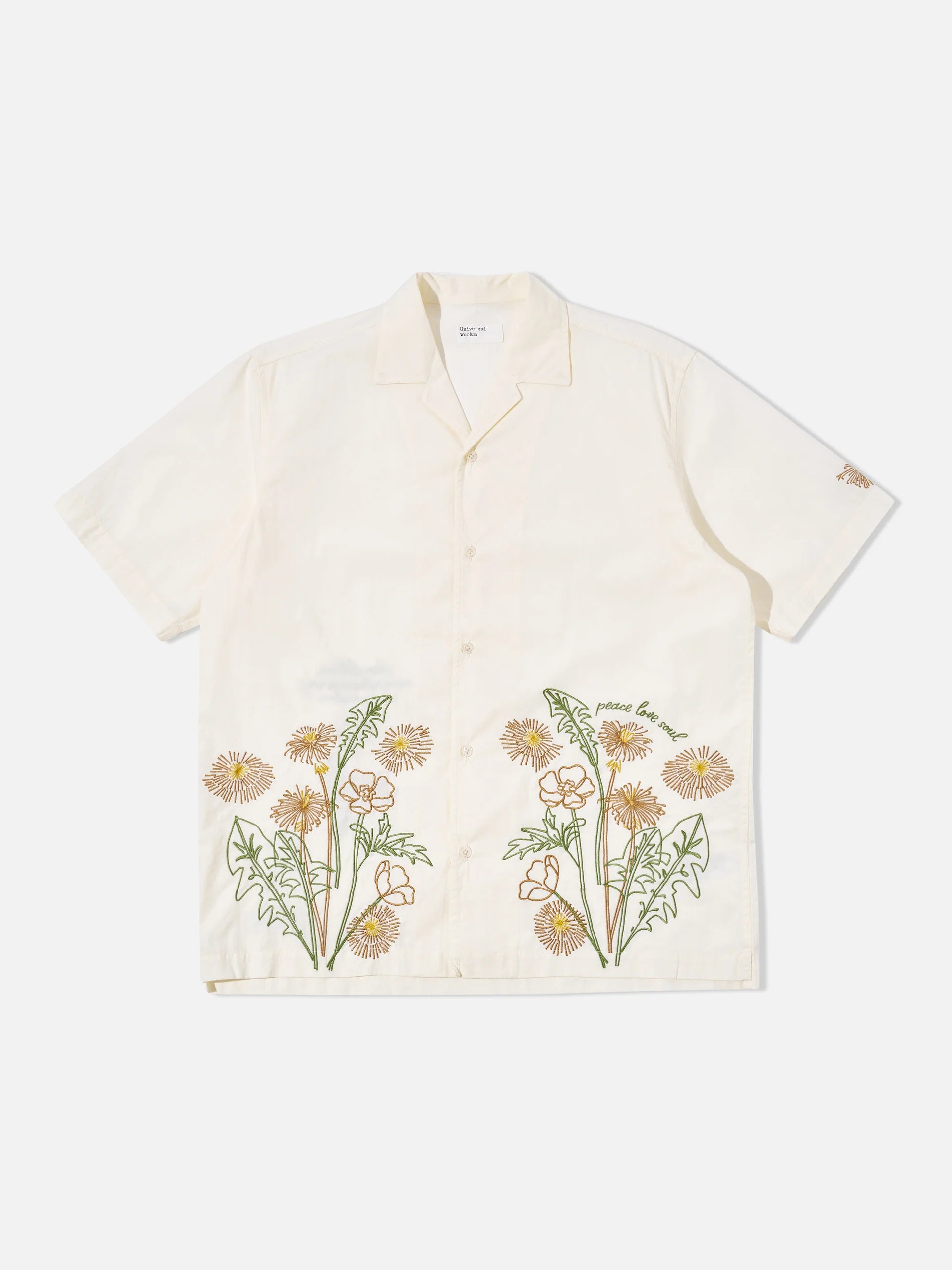 Flower Mountain x Universal Works Minari Shirt in Ecru Broadcloth