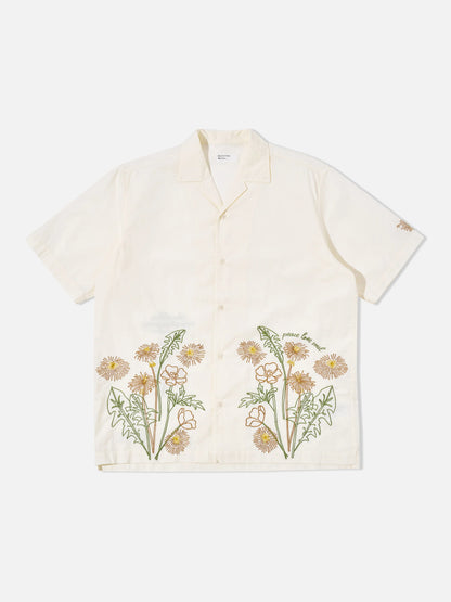 Flower Mountain x Universal Works Minari Shirt in Ecru Broadcloth