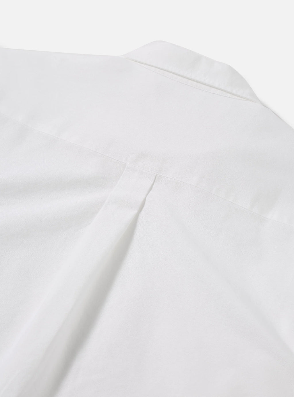 Universal Works Daybrook Shirt in White Oxford Shirting