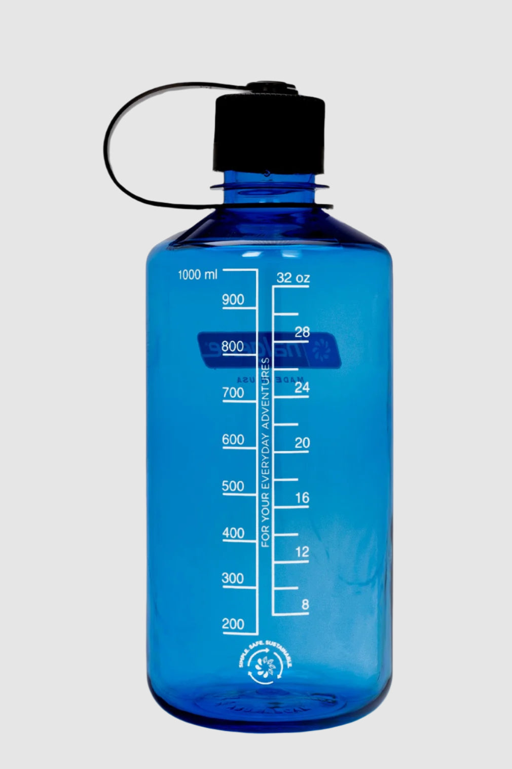 Nalgene 1L Slate Blue Sustain Narrow Mouth Bottle