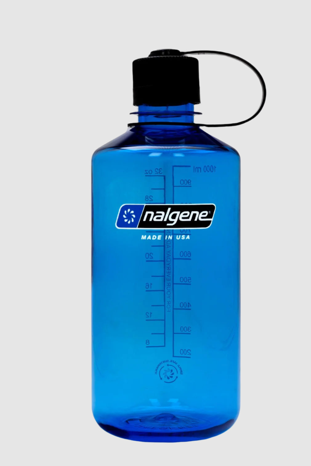 Nalgene 1L Slate Blue Sustain Narrow Mouth Bottle