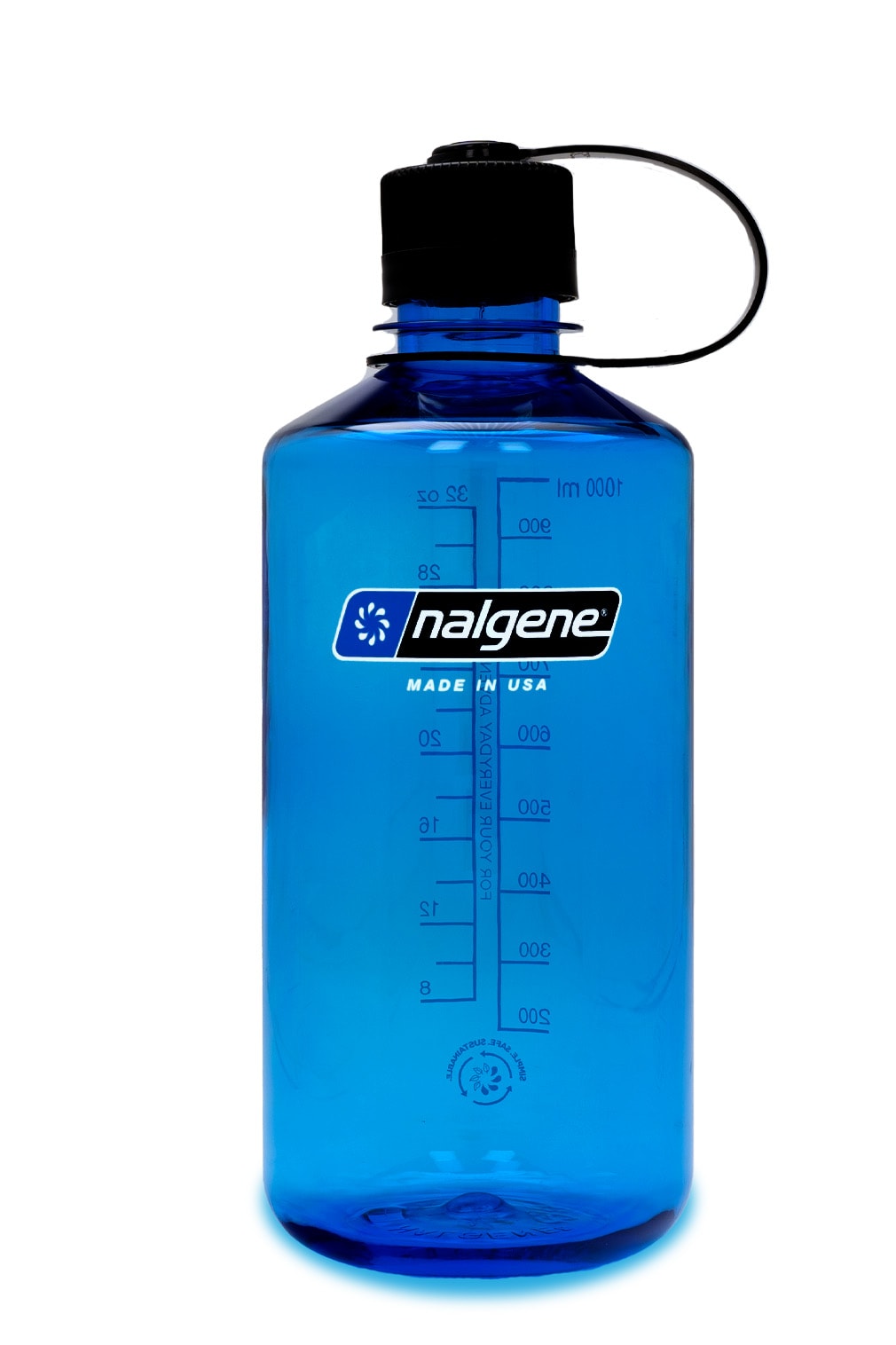 Nalgene 1L Slate Blue Sustain Narrow Mouth Bottle