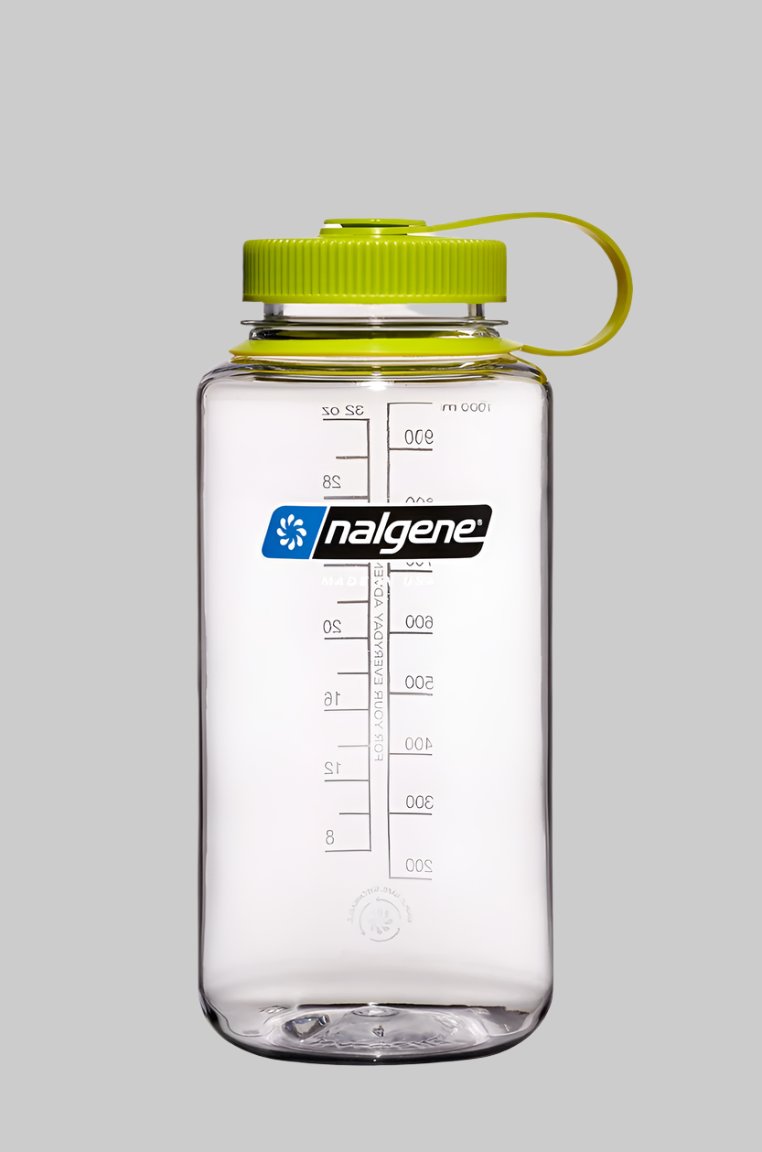 Nalgene 1L Clear Sustain Wide Mouth Bottle