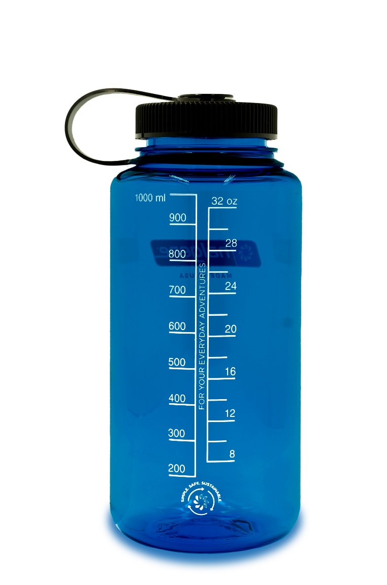 Nalgene 1L Slate Blue Sustain Wide Mouth Bottle