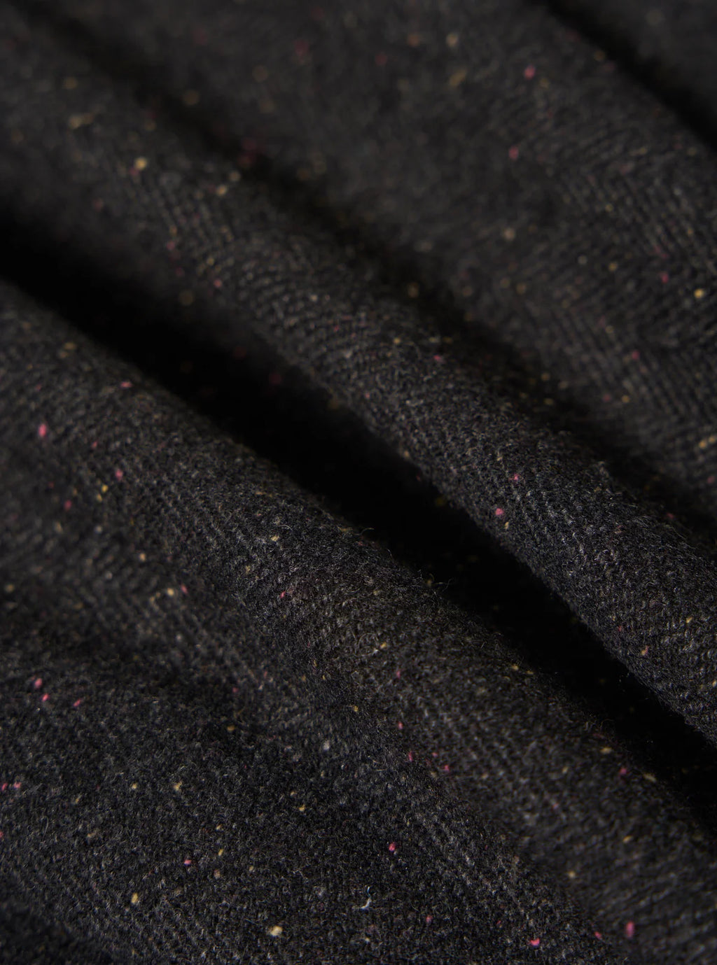 Universal Works Salt n Pepper Tweed Station Jacket in Black