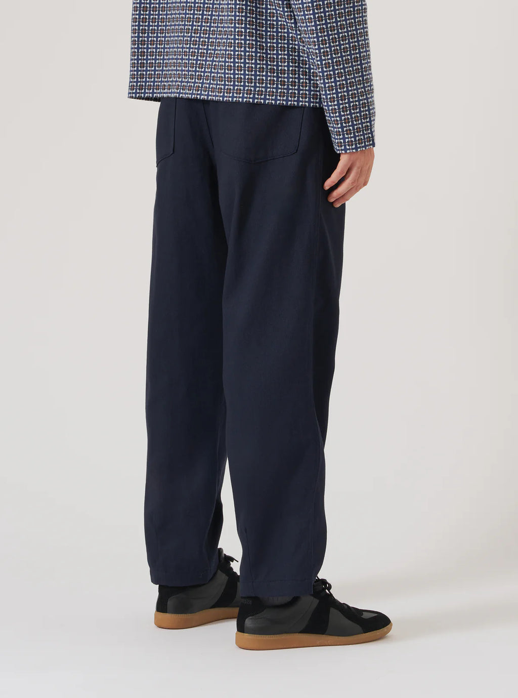 Universal Works Twill Utility Pant in Navy