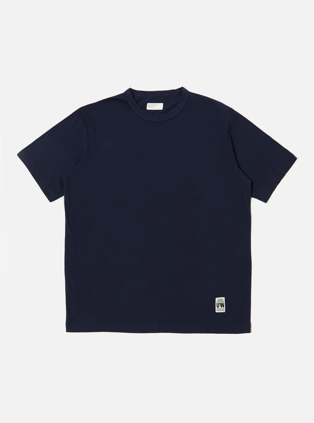 Universal Works Single Jersey Core Tee in Navy