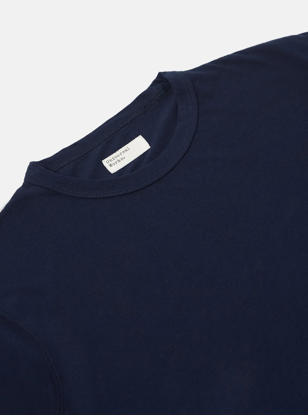 Universal Works Single Jersey Core Tee in Navy
