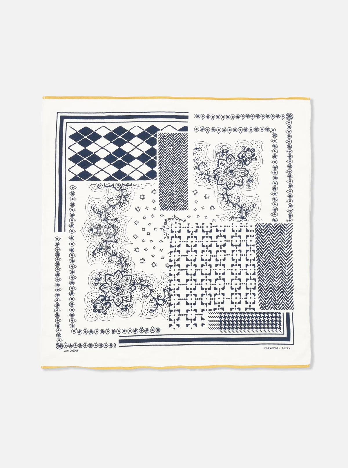 Universal Works Single Jersey Neckerchief in Ecru