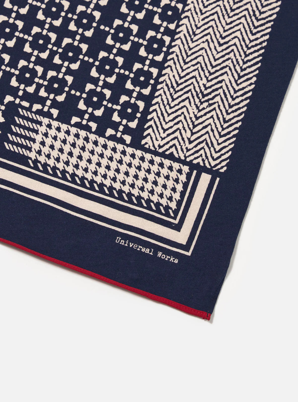 Universal Works Single Jersey Neckerchief in Navy
