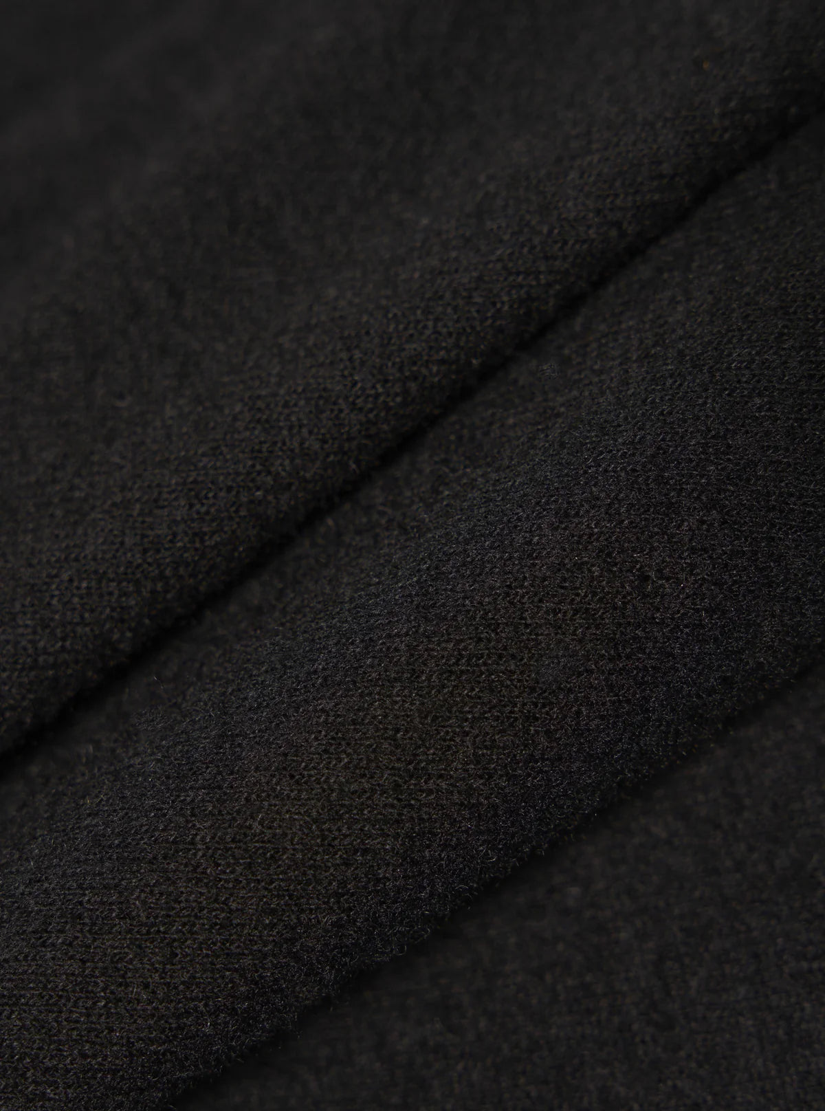 Universal Works Wool Mix Pullover Shirt in Black