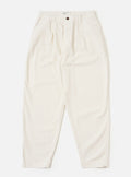 Universal Works Cord Pleated Track Pant in Ecru