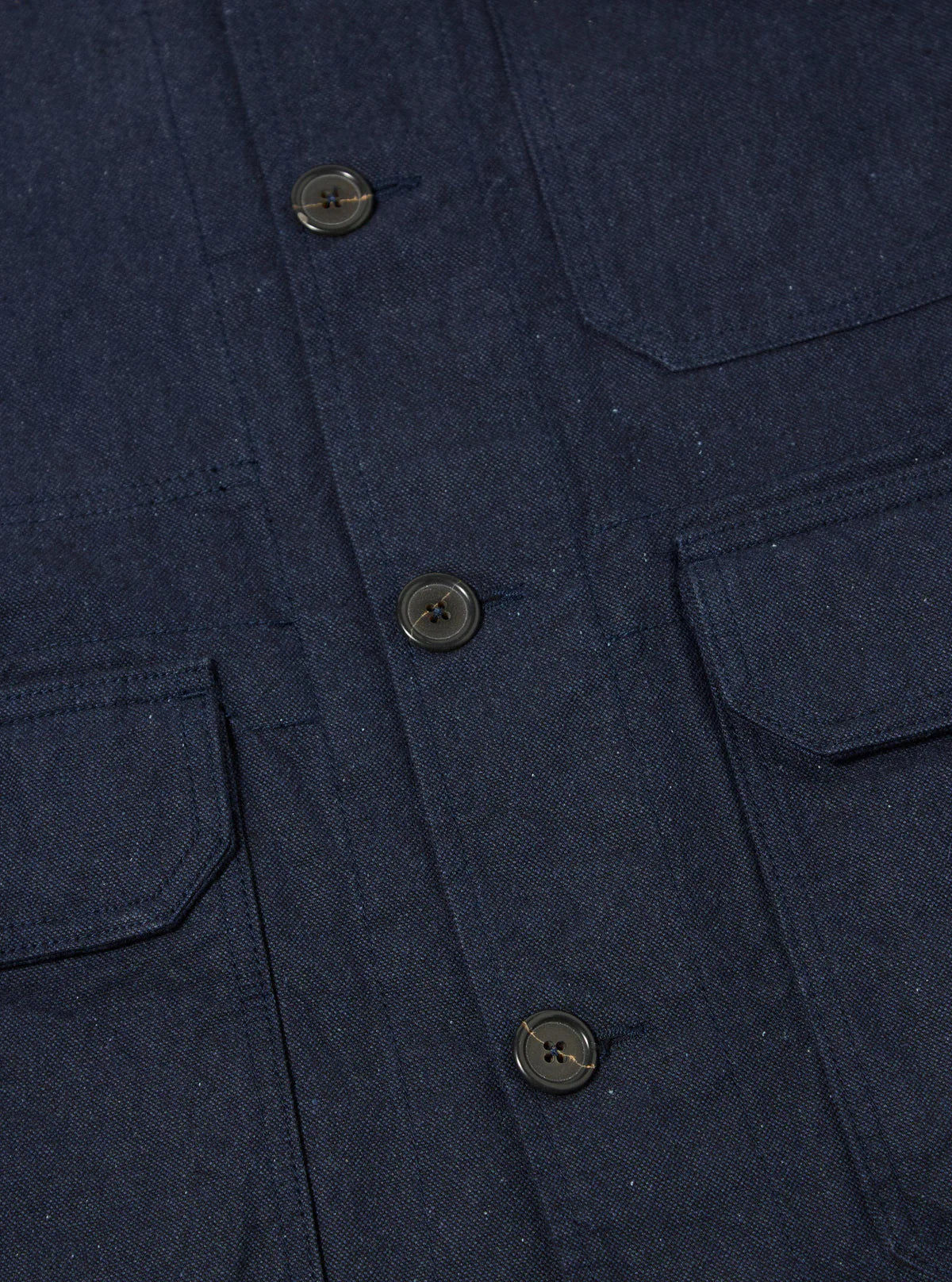 Universal Works Offline Denim Utility Jacket in Indigo