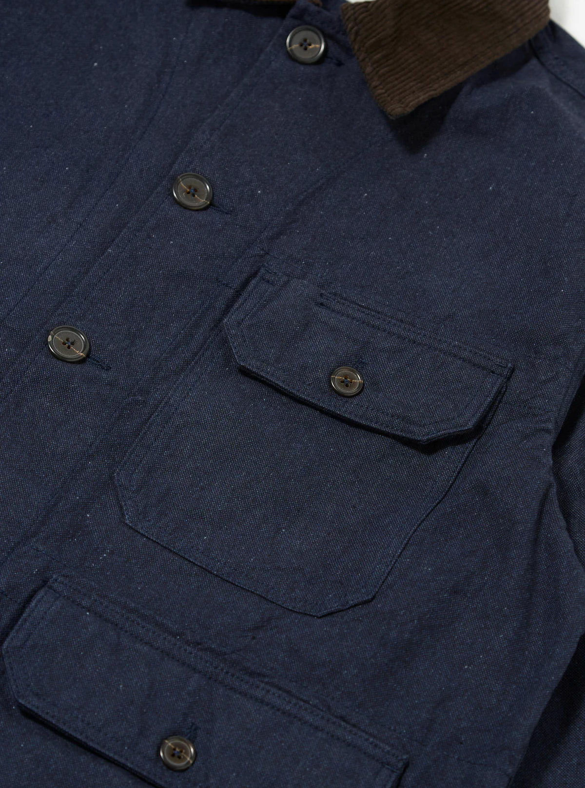 Universal Works Offline Denim Utility Jacket in Indigo