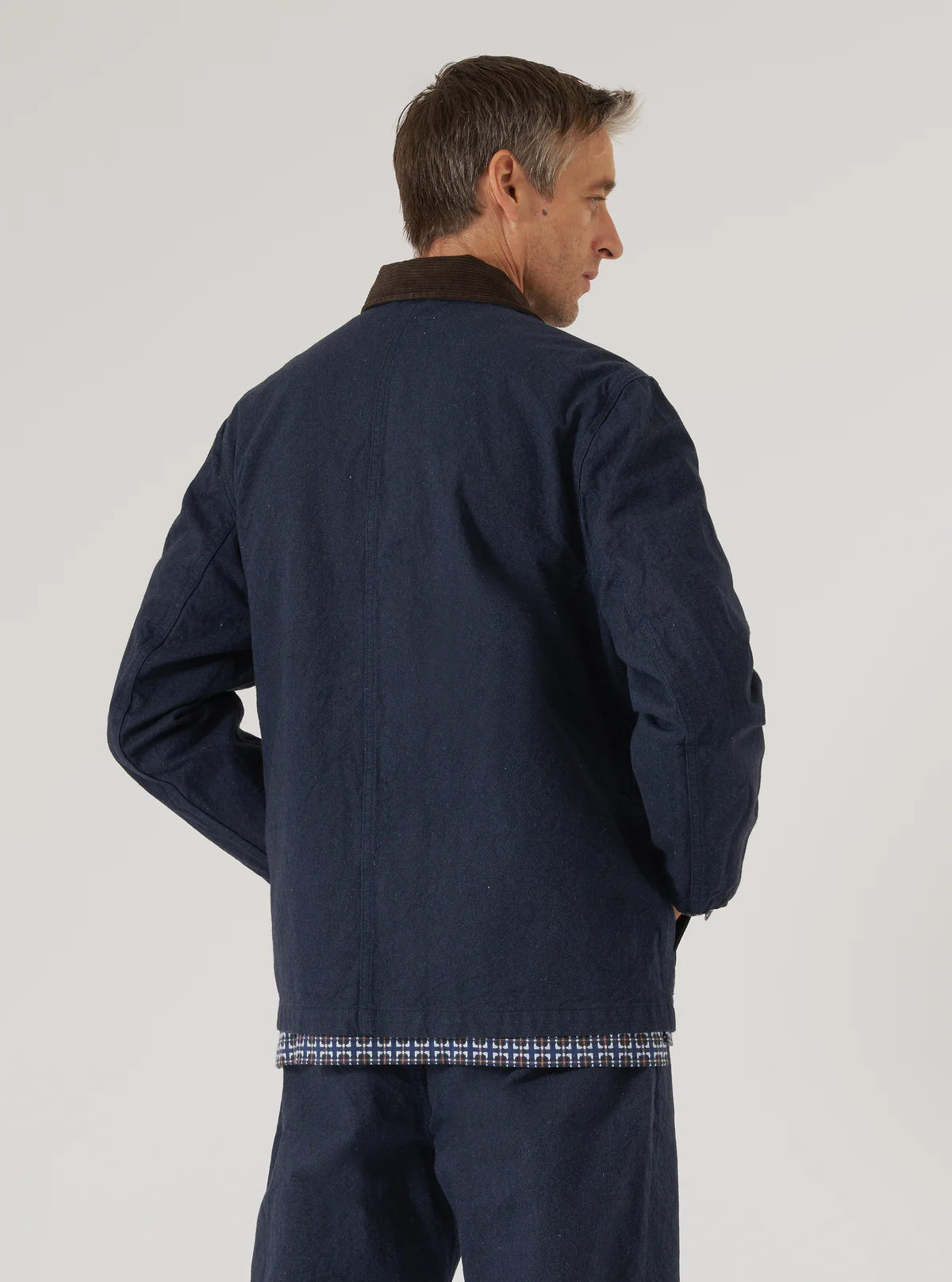 Universal Works Offline Denim Utility Jacket in Indigo