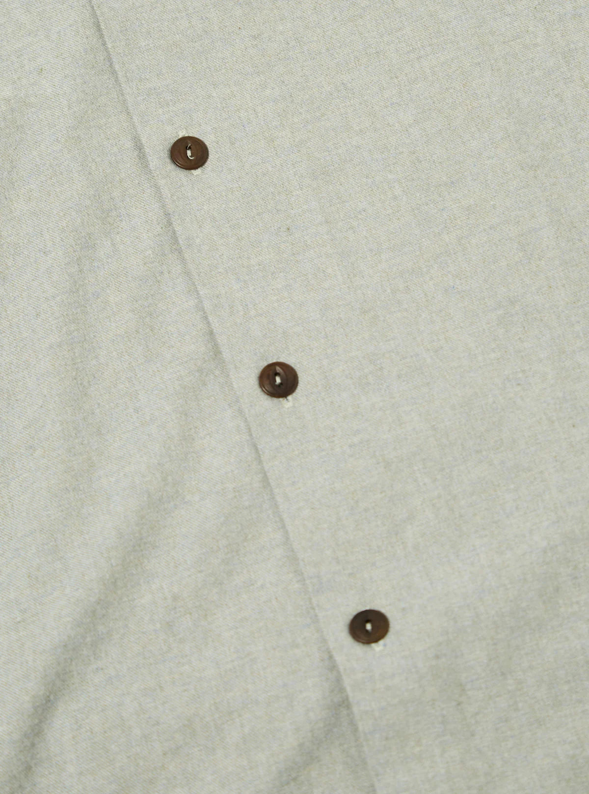 Universal Works Brushed Flannel Work Shirt in Grey