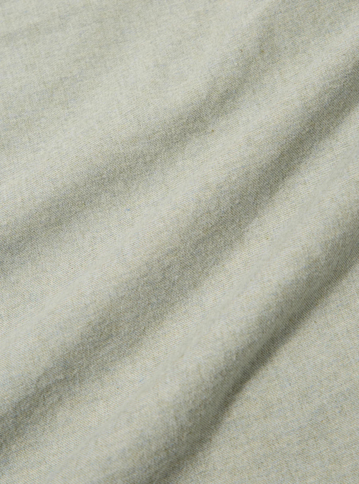 Universal Works Brushed Flannel Work Shirt in Grey