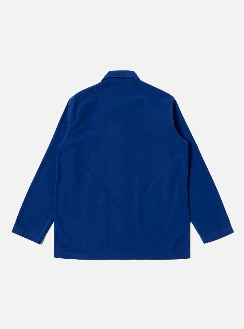 Universal Works Fine Cord Bakers Overshirt in Blue