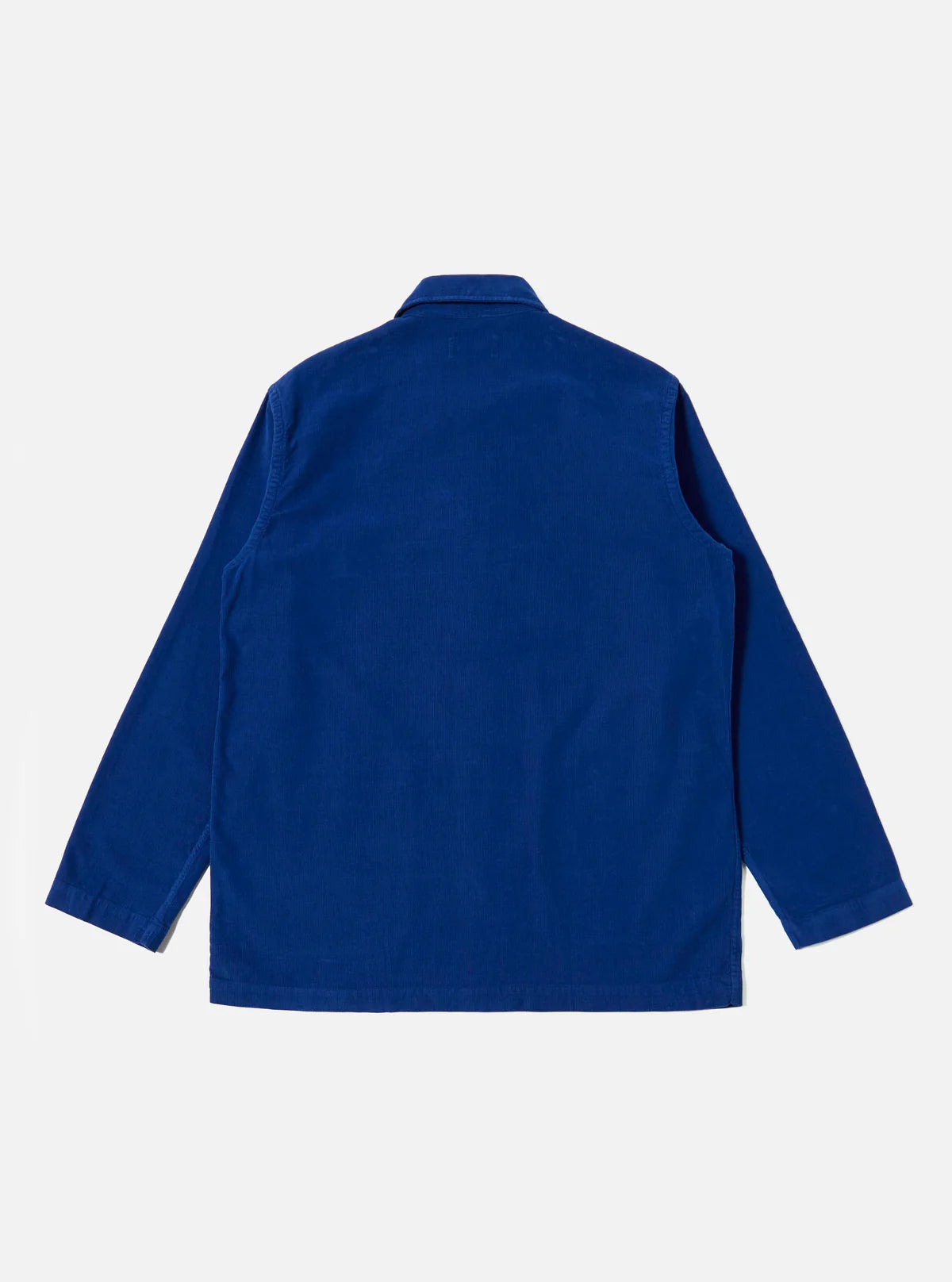 Universal Works Fine Cord Bakers Overshirt in Blue