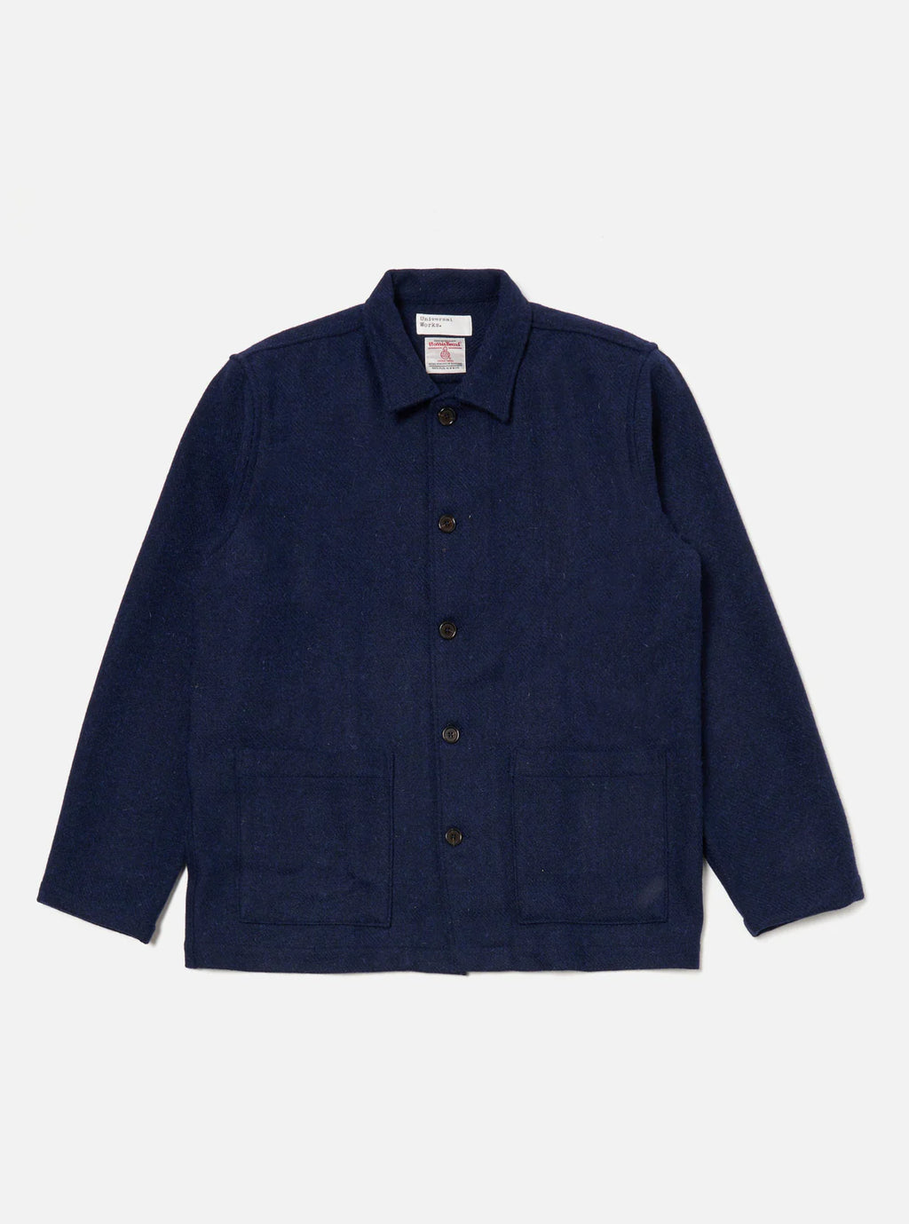 Universal Works Harris Tweed Easy Jacket in Indigo