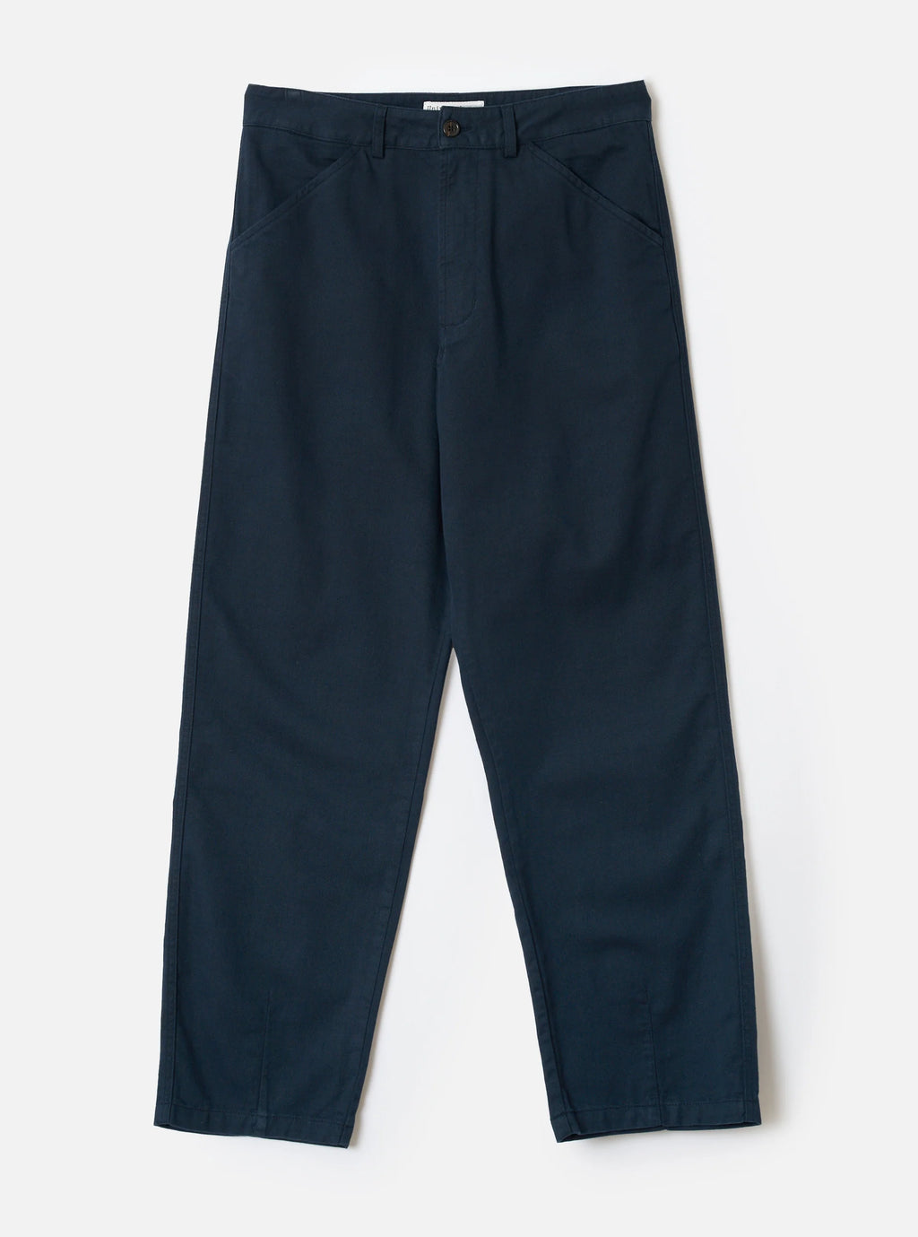 Universal Works Utility Pant in Navy Slub Sateen