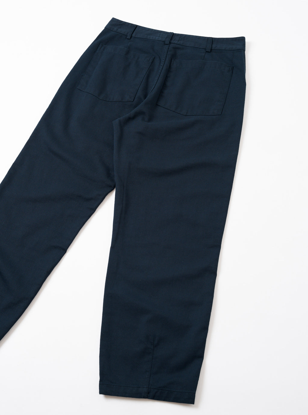 Universal Works Utility Pant in Navy Slub Sateen