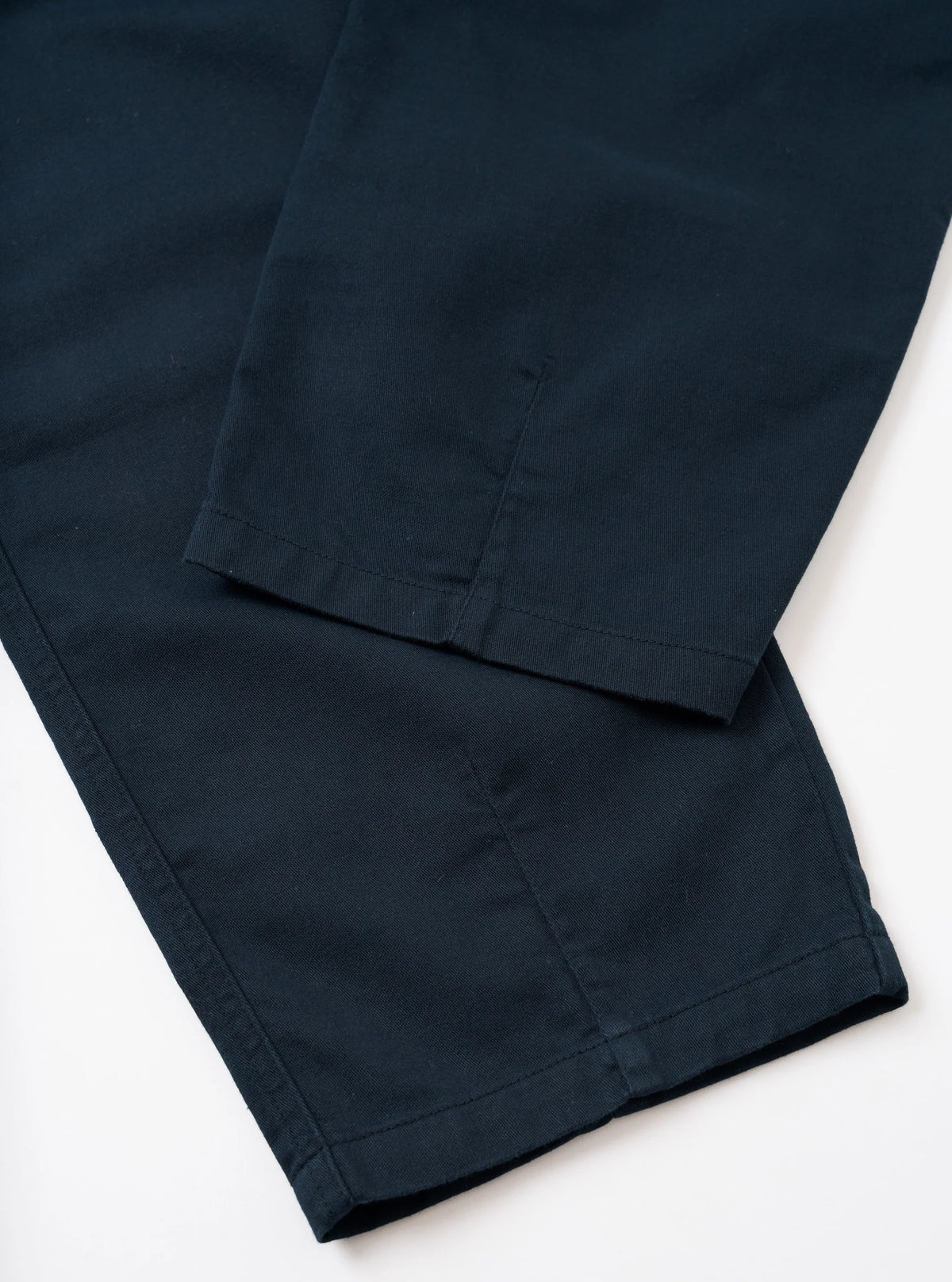 Universal Works Utility Pant in Navy Slub Sateen
