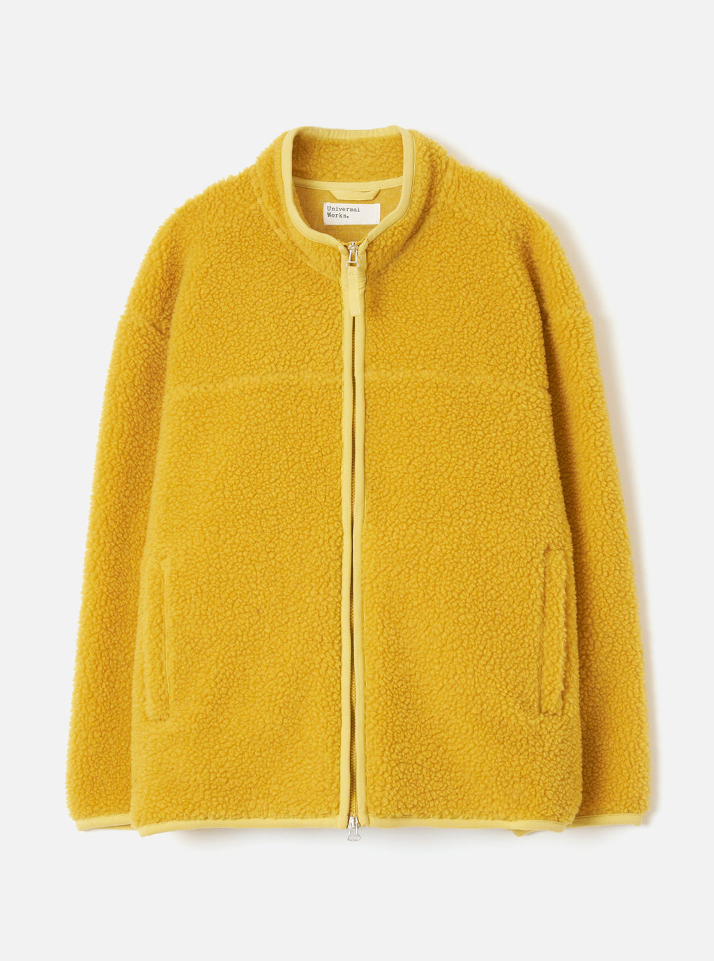 Universal Works Hep Mountain Jacket in Yellow Artic Fleece