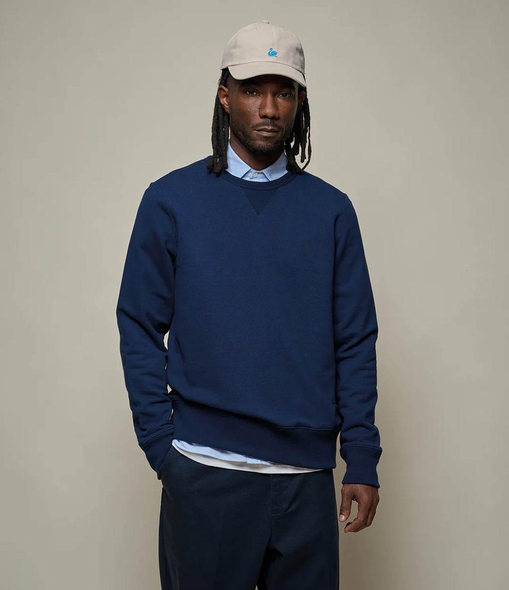 Merz B. Schwanen Classic Loopwheeled Sweatshirt 3M46.66 in Navy