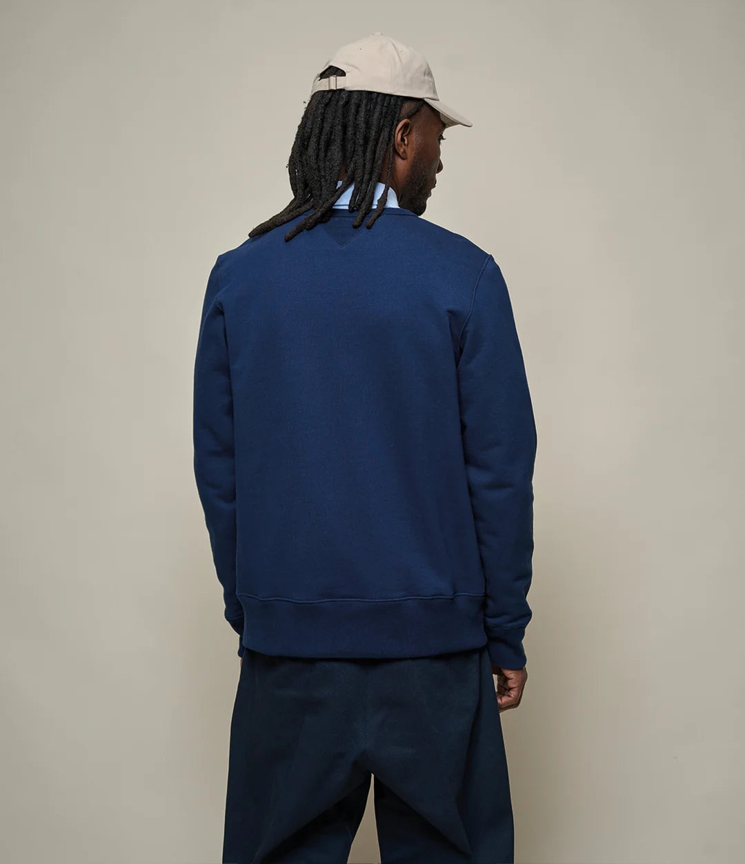 Merz B. Schwanen Classic Loopwheeled Sweatshirt 3M46.66 in Navy