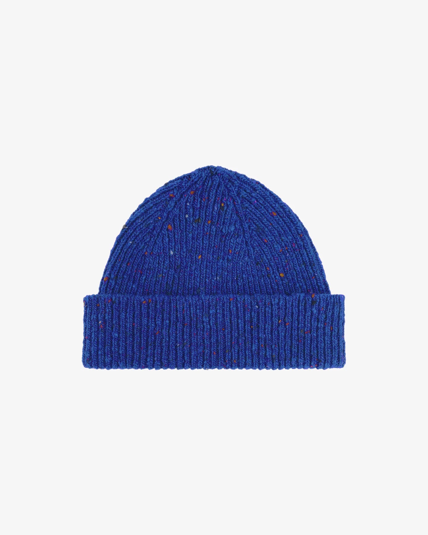 Uskees 4003 Speckled Donegal Wool Beanie in Ultra Blue