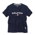 Nautica Japan 83 Flag logo Tee S/S Navy