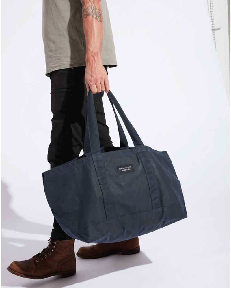 Remote Projects Navy Utility Canvas Bag