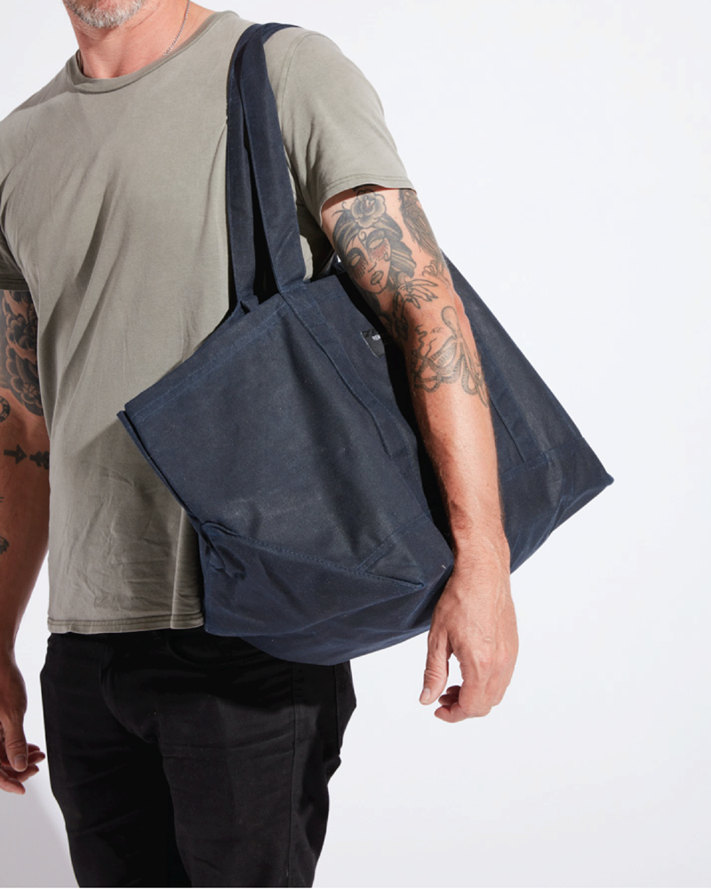 Remote Projects Navy Utility Canvas Bag